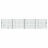 Vidaxxl Wire Mesh hegn med flange 1,8x10 m grøn