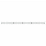 VIDAXXL Wire Mesh hegn med flange 0,8x25 m grøn