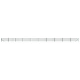 Vidaxxl Wire Mesh hegn med flange 1x25 m grøn