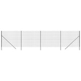 Vidaxl Wire Mesh Fence 2.2x10 M Galvaniseret stål Antracit