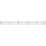 Vidaxl Wire Mesh Fence 2x25 M Galvanized Steel Anthracite Color