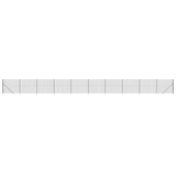 Vidaxl Wire Mesh -hegn med malede ankre 1,6x25 m anthracit