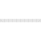 Vidaxl Wire Mesh -hegn med malede ankre 1,4x25 m anthracit