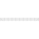 Vidaxl Wire Mesh -hegn med malede ankre 1,6x25 m anthracit