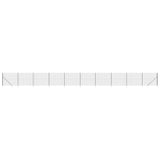 Vidaxl Wire Mesh -hegn med malede ankre 1,8x25 m anthracit