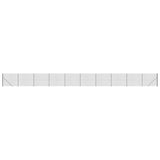 Vidaxl Wire Mesh -hegn med flange 2,2x25 m anthracit