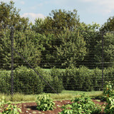 Vidaxl Wire Mesh -hegn med flange 2,2x25 m anthracit