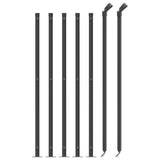 Vidaxl trådnethegn med flange 1,1x10 m anthracit