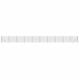 Vidaxl Wire Mesh -hegn med flange 1,8x25 m anthracit