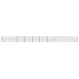 Vidaxl Wire Mesh -hegn med flange 2x25 m anthracit
