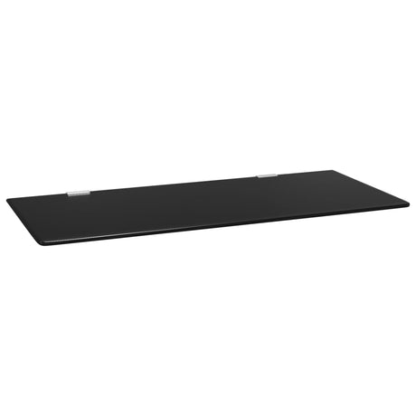 Vidaxx urinal vægmonteret 90x40 cm hærdet glas sort