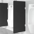 Vidaxx urinal vægmonteret 90x40 cm hærdet glas sort