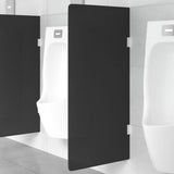 Vidaxx urinal vægmonteret 90x40 cm hærdet glas sort