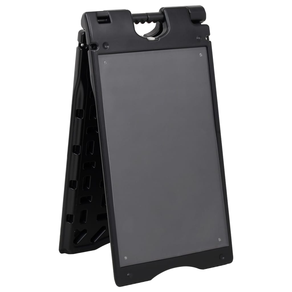 Vidaxl Sandwichbord 45x7x84,5 cm HDPE sort