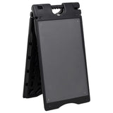 Vidaxl Sandwichbord 45x7x84,5 cm HDPE sort