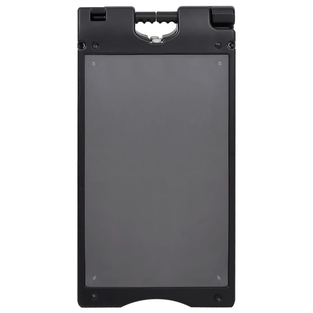 Vidaxl Sandwichbord 45x7x84,5 cm HDPE sort
