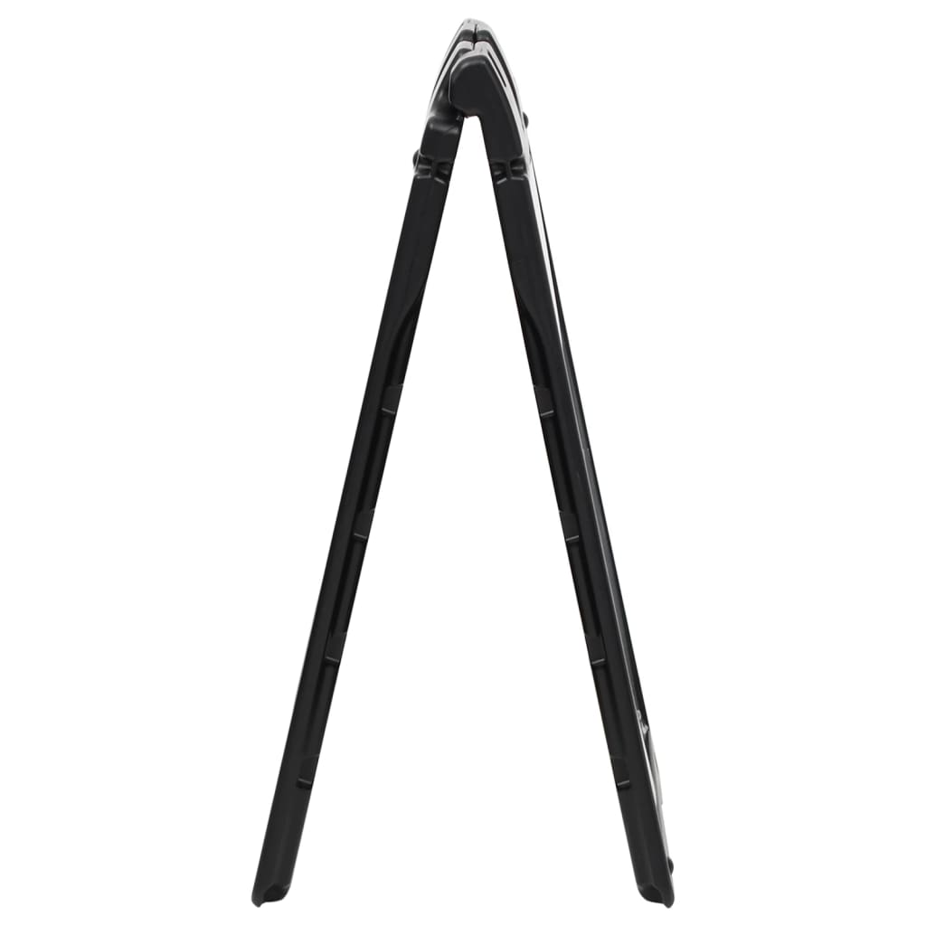 Vidaxl Sandwichbord 45x7x84,5 cm HDPE sort