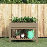 Vidaxx planter hævet 110x45x79 cm polypropylen lysebrun
