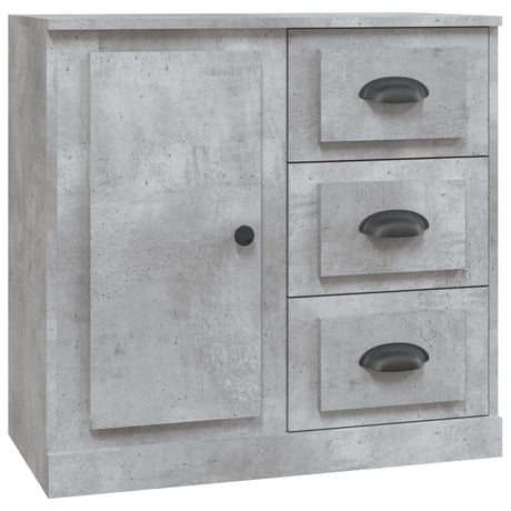 Vidaxl dressoir 70x35,5x67,5 cm bewerkt hout betongrijs