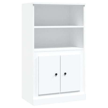 Vidaxl hoge kast 60x35,5x103,5 cm bewerkt hout wit