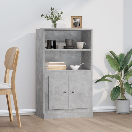 Vidaxl hoge kast 60x35,5x103,5 cm bewerkt hout betongrijs