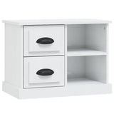 Vidaxl nachtkastje 60x35,5x45 cm hoogglans wit