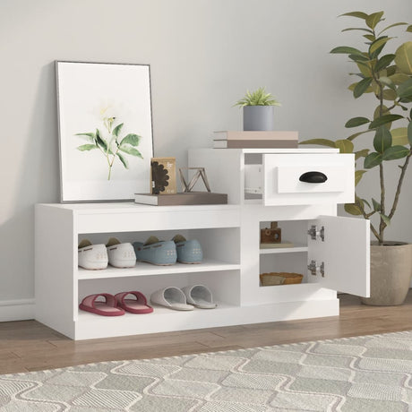 VIDAXX SHOE CABINET 100X42X60 cm konstrueret træhvide