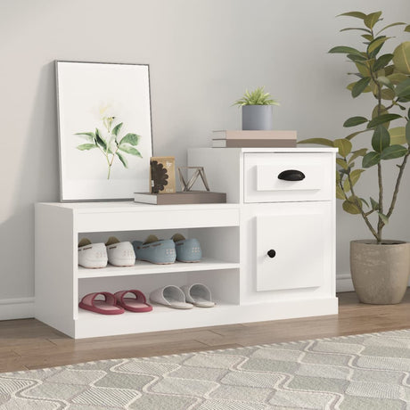 VIDAXX SHOE CABINET 100X42X60 cm konstrueret træhvide