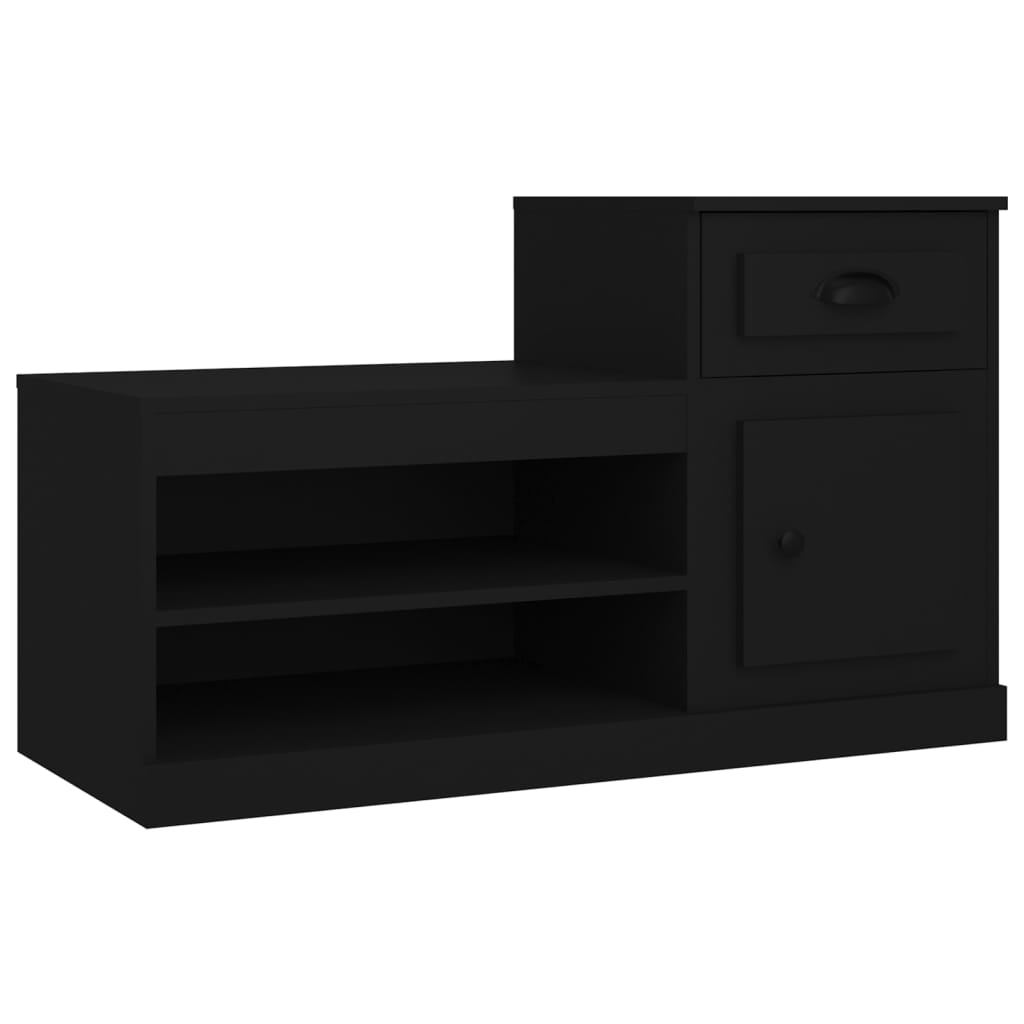 Vidaxx Shoe Cabinet 100x42x60 cm færdig træ sort