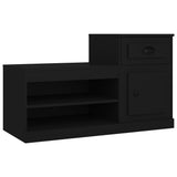 Vidaxx Shoe Cabinet 100x42x60 cm færdig træ sort