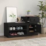 Vidaxx Shoe Cabinet 100x42x60 cm færdig træ sort