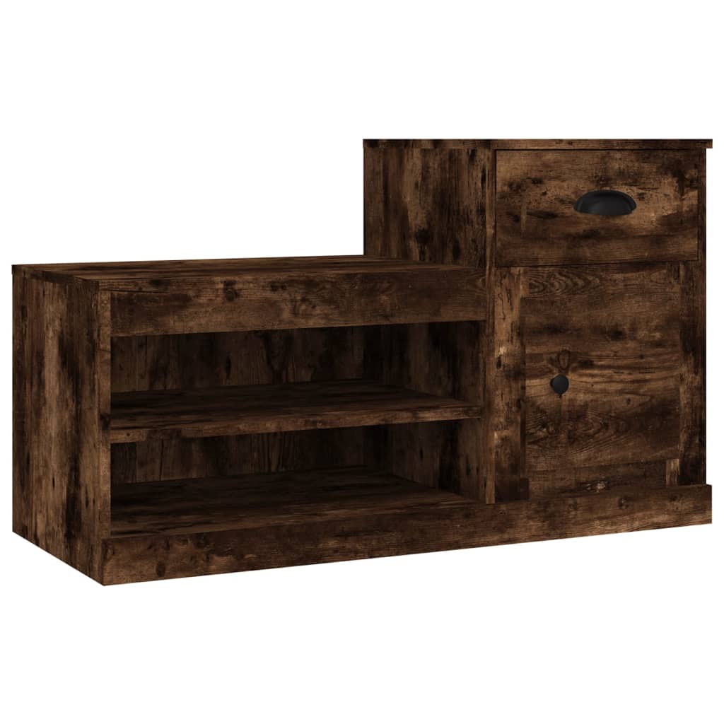 Vidaxx Shoe Cabinet 100x42x60 cm forarbejdet træ, røget eg