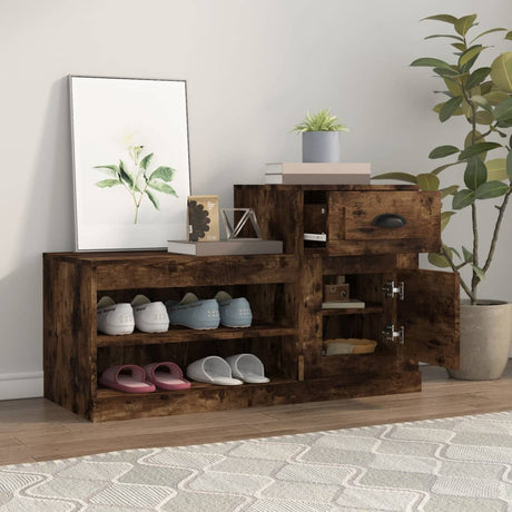 Vidaxx Shoe Cabinet 100x42x60 cm forarbejdet træ, røget eg