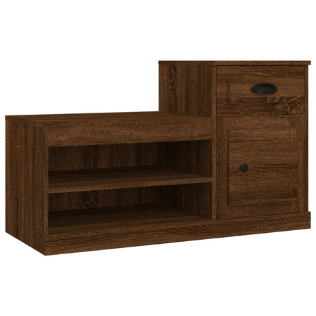Vidaxx skoskab 100x42x60 cm færdig træbrun eg farve