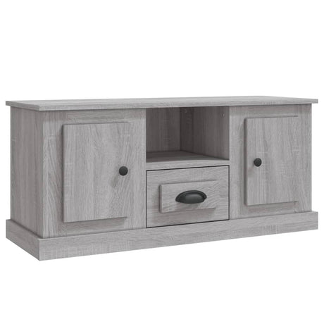 Vidaxl tv-meubel 100x35,5x45 cm bewerkt hout grijs sonoma eikenkleurig