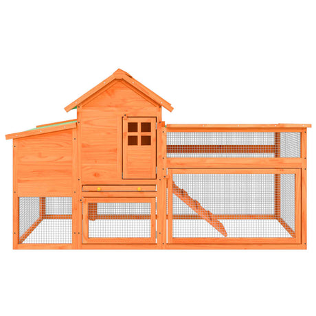 Vidaxx Choldkoloop 186.5x58.5x113 cm Solid fyrretræbrun