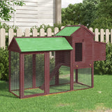 VIDAXX CHOLICHOOP 193X65X117 CM SOLID PINE TRÆ MOCHA Farvet