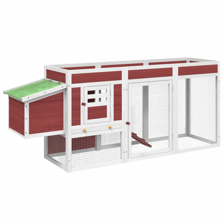 Vidaxx Choldkoloop 204x50x84 cm fast fyrretræ, mokka farvet