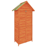 Vidaxx Garden Shed 89x52.5x175 cm Solid fyrretræbrun