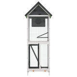 Vidaxx Aviary 60x58.5x160 cm Solid fyrretræ grå