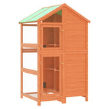Vidaxx Aviary 97x81x152 cm Solid fyrretræbrun