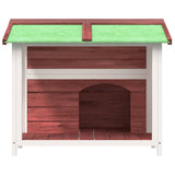 Vidaxl Doghouse 96x87x80,5 cm Fast fyrretræ Mokka farve