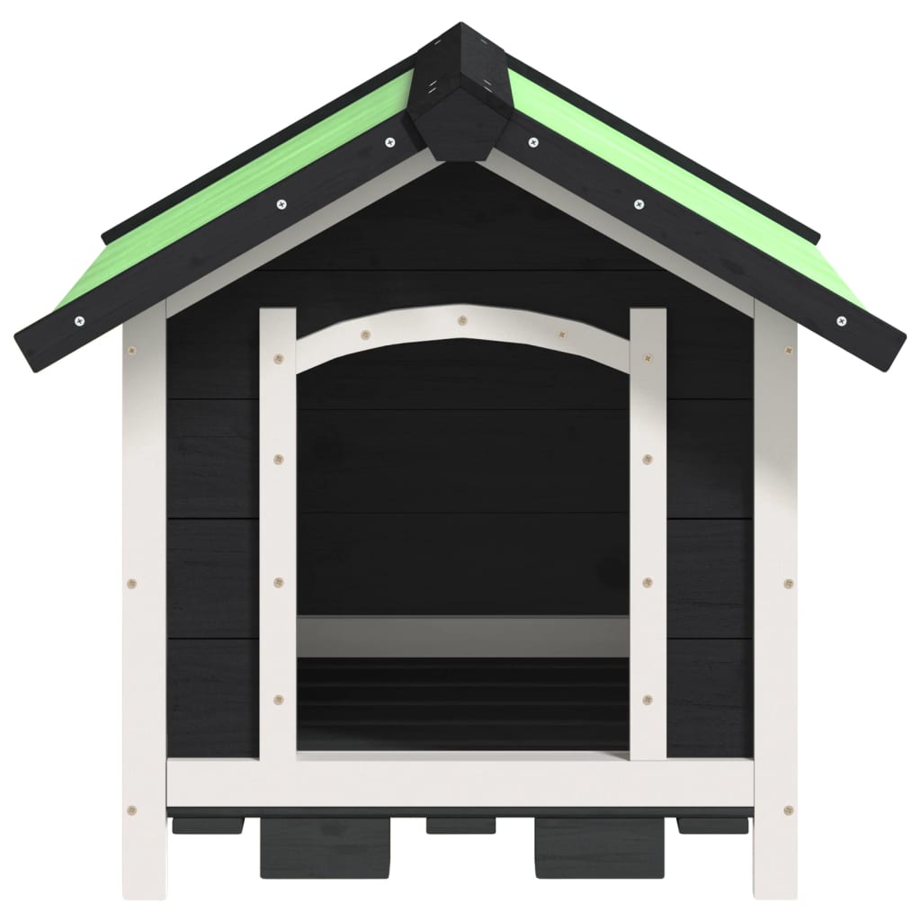 Vidaxl Dog loft 65x65x61,5 cm Solid fyrretræ