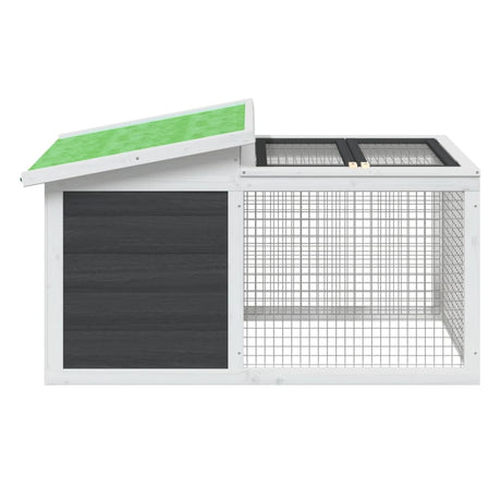Vidaxl Rabbit Hutch 100.5x54x55 cm Solid fyrretræ