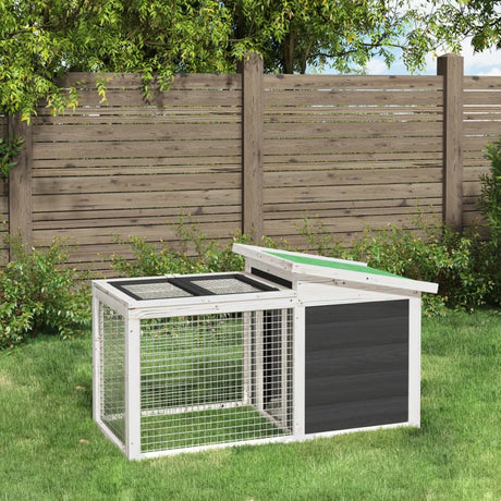 Vidaxl Rabbit Hutch 100.5x54x55 cm Solid fyrretræ