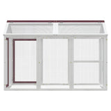 Vidaxx Animal Run 141x94x104 cm Solid fyrretræ Mokka farvet