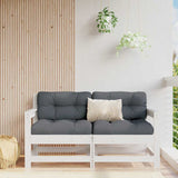 Vidaxl tuinstoelen met kussens 2 st massief grenenhout wit