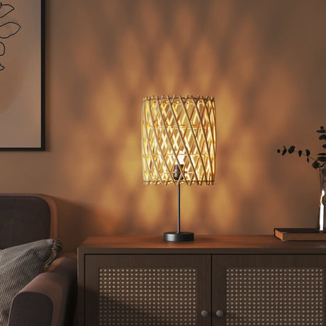VIDAXXL LAMPSHADE Ø23X28 CM WICKER