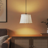 Vidaxx loft lampeskærm Ø25x17 cm kurv hvid