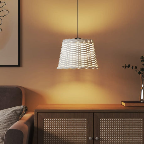 Vidaxx loft lampeskygge Ø30x20 cm kurv hvid